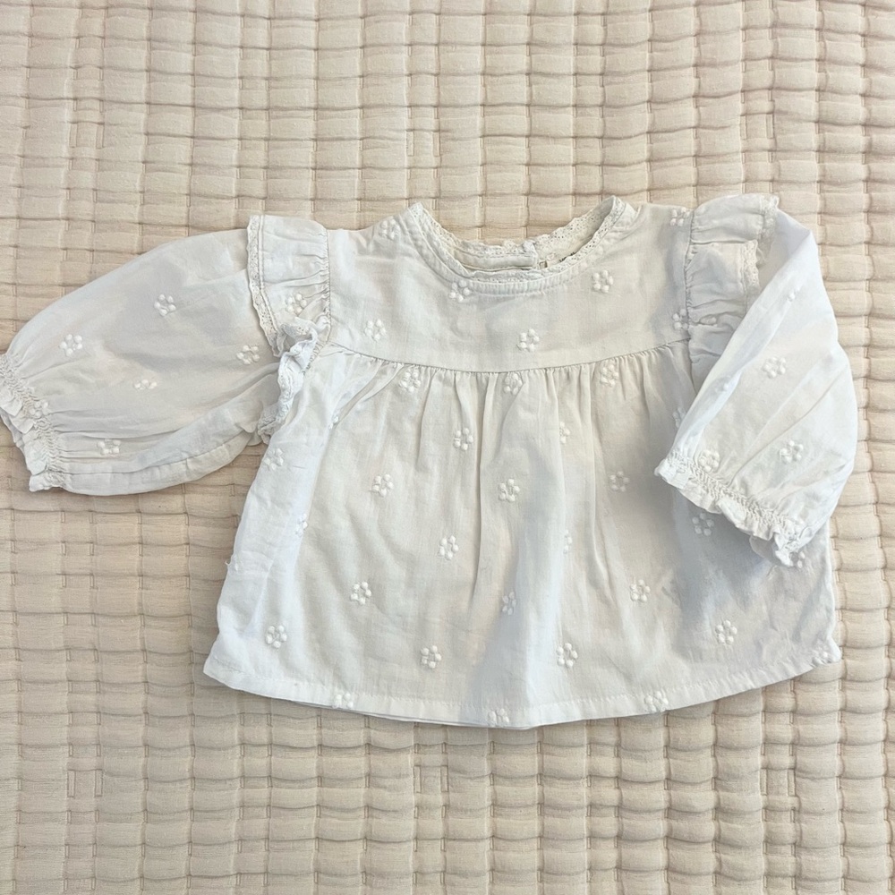White baby Blouse